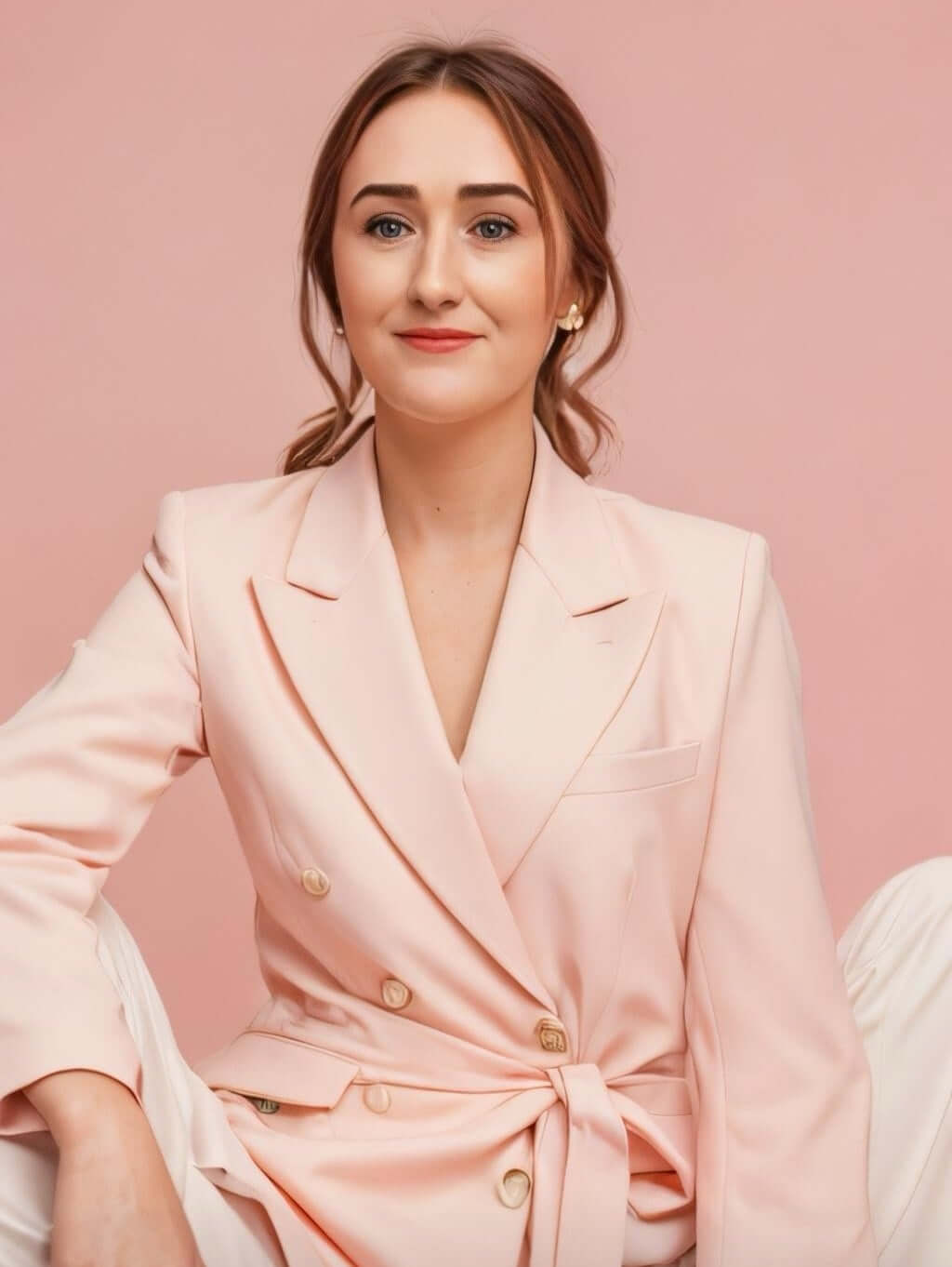 Zdjęcie Moniki Chutnik w marynarce